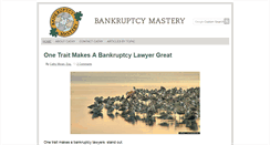 Desktop Screenshot of bankruptcymastery.com
